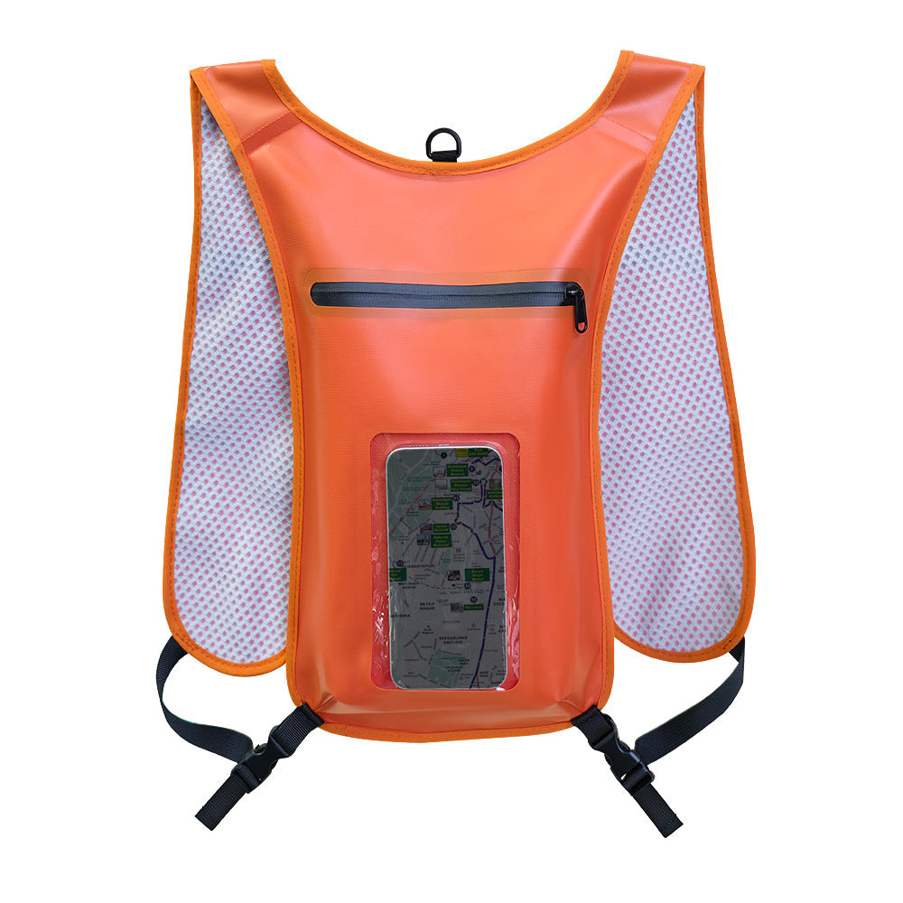 Waterproof Smartphone Backpack with Transparent Front Pocket Kalsten