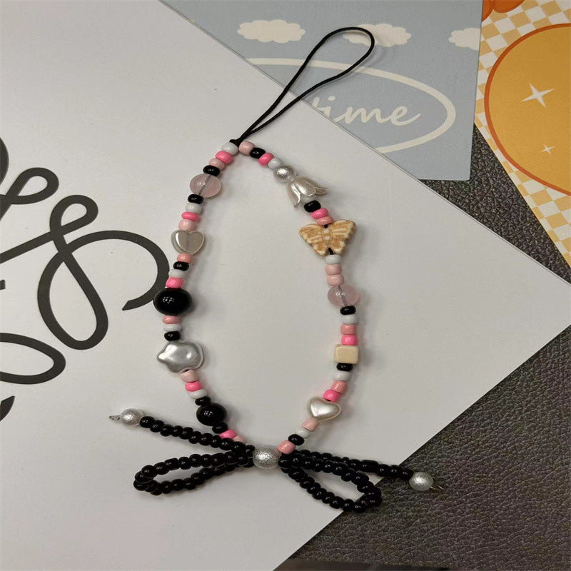 Artistic Beaded Charm Phone Lanyard Kalsten
