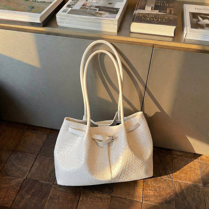 WoTextured Leather Tote Bag Kalsten