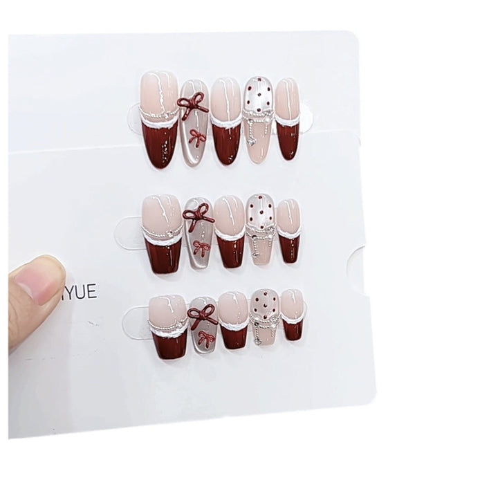 Decorative Press-On Nail Design Set Kalsten