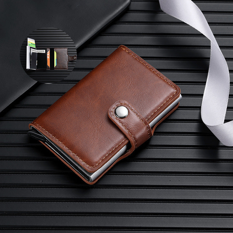 Minimalist Leather RFID Blocking Wallet
