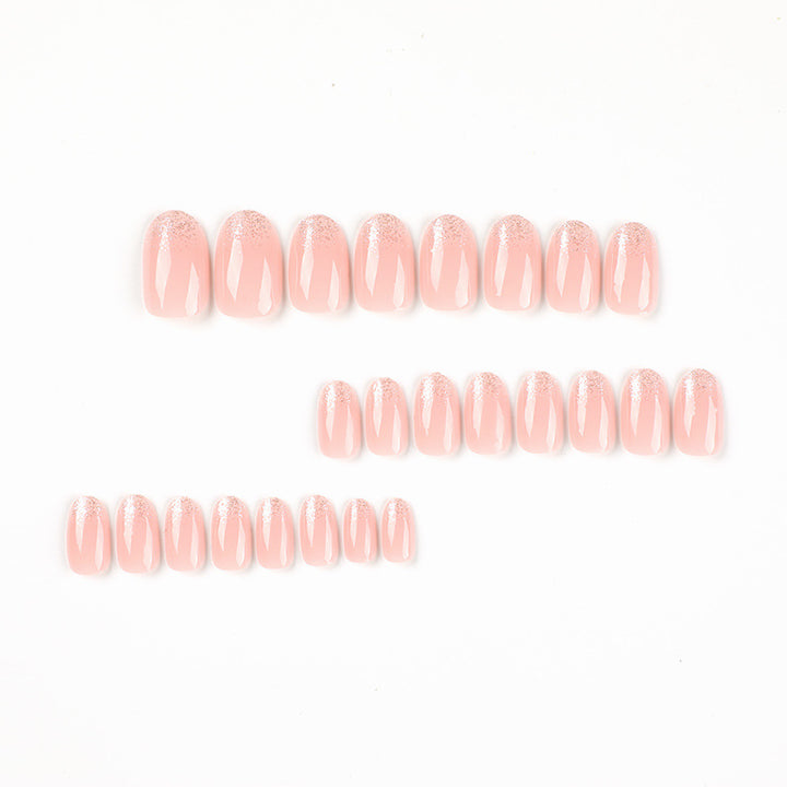 Elegant artificial nails with glitter detail Kalsten