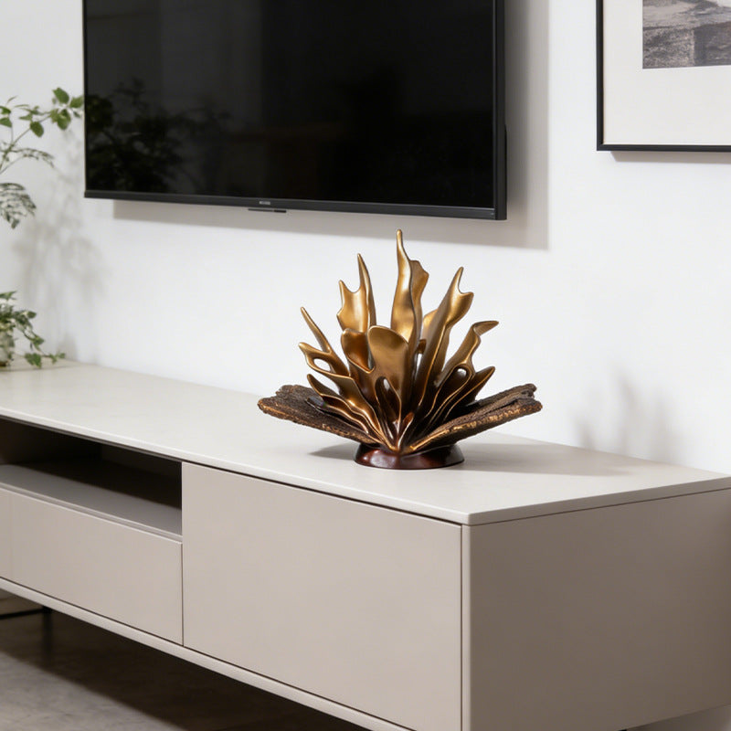 Modern Decorative Curved Sculpture