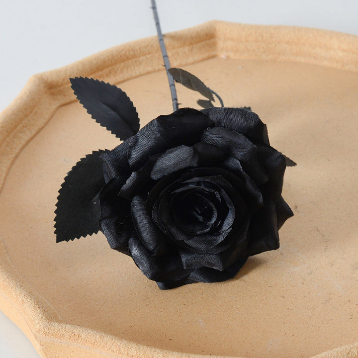 Elegant Silk Rose Hair Accessory