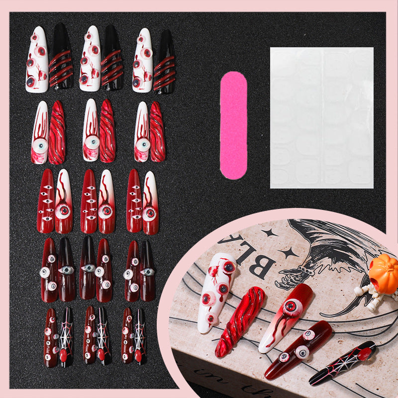 Creative Halloween-Themed Press-On Nail Set Kalsten