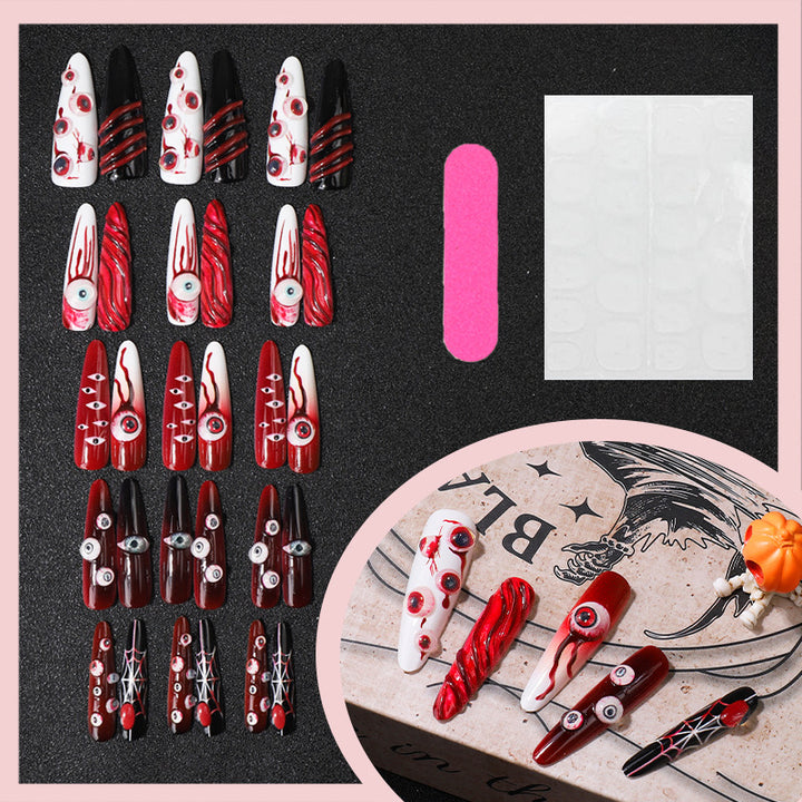 Creative Halloween-Themed Press-On Nail Set Kalsten