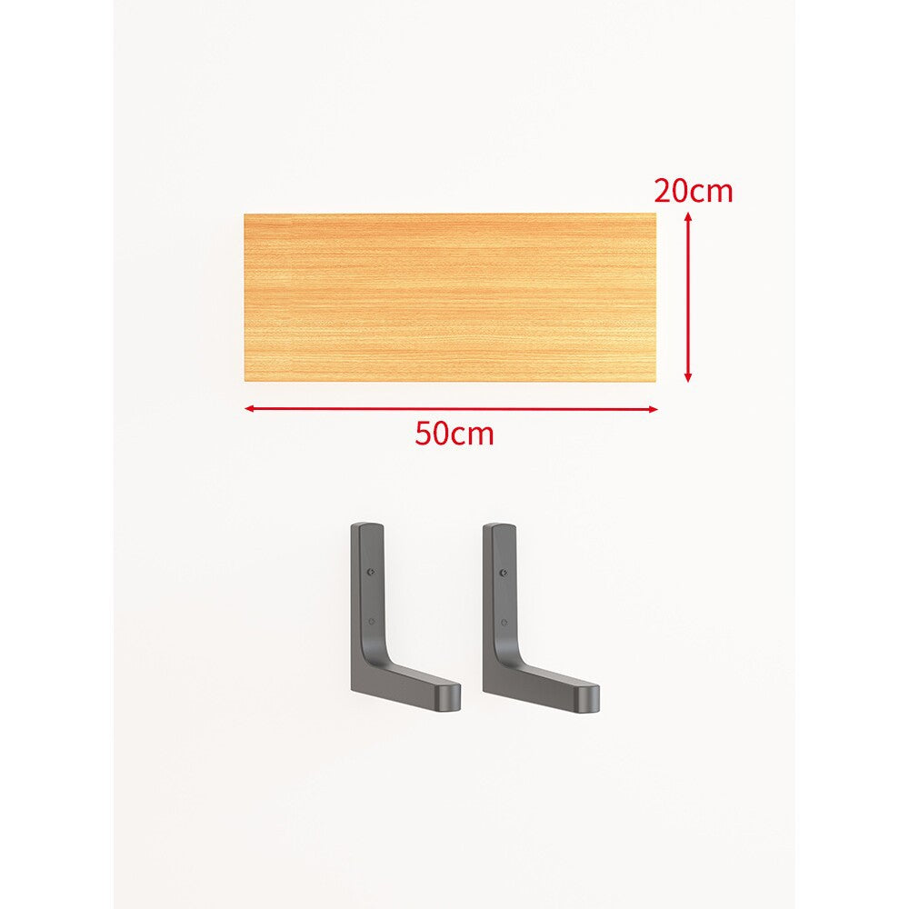 Long Narrow Floating Wall Shelf Kit with Concealed Heavy-Duty Brackets