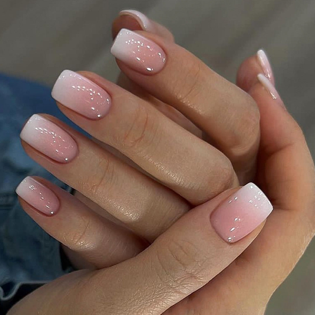Glossy Ombre Nail Art Extensions Kalsten