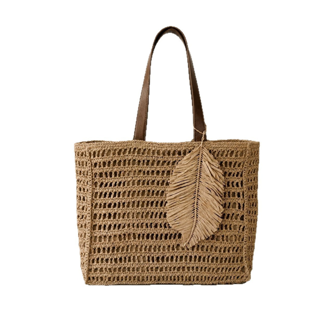 Handcrafted Beach Bag Made from Natural Materials Kalsten