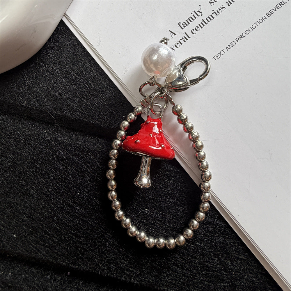 Decorative Mushroom Charm Keychain Kalsten