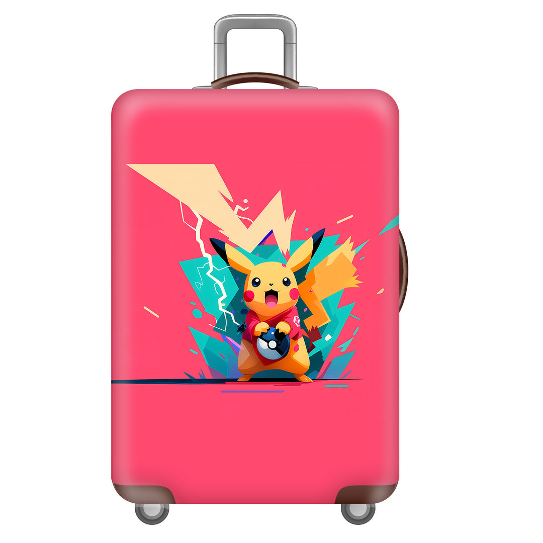 Unisex hard-shell suitcase with cheerful dinosaur motif Kalsten
