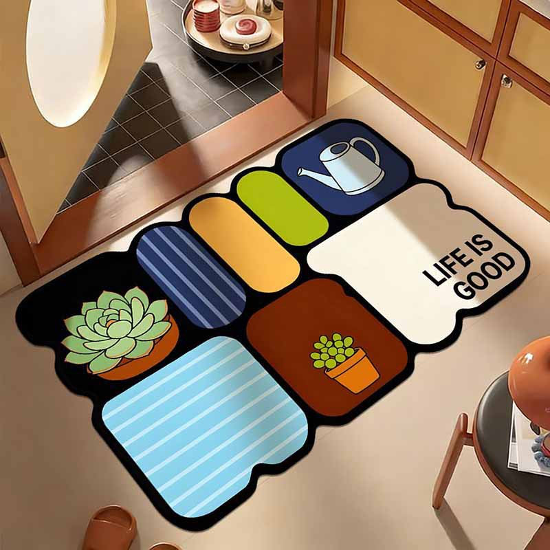Nature-Themed Decorative Floor Mat