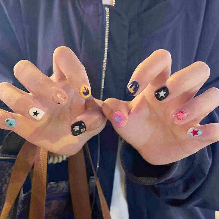 Playful Artistic Nail Art Design Set Kalsten