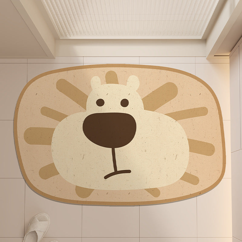 Adorable Frog-Shaped Bath Mat
