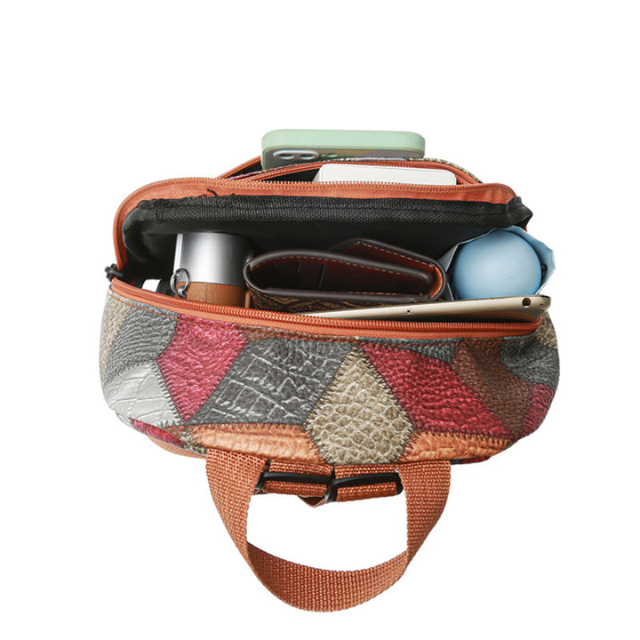 Women's Geometric Patterned Mini Backpack Kalsten