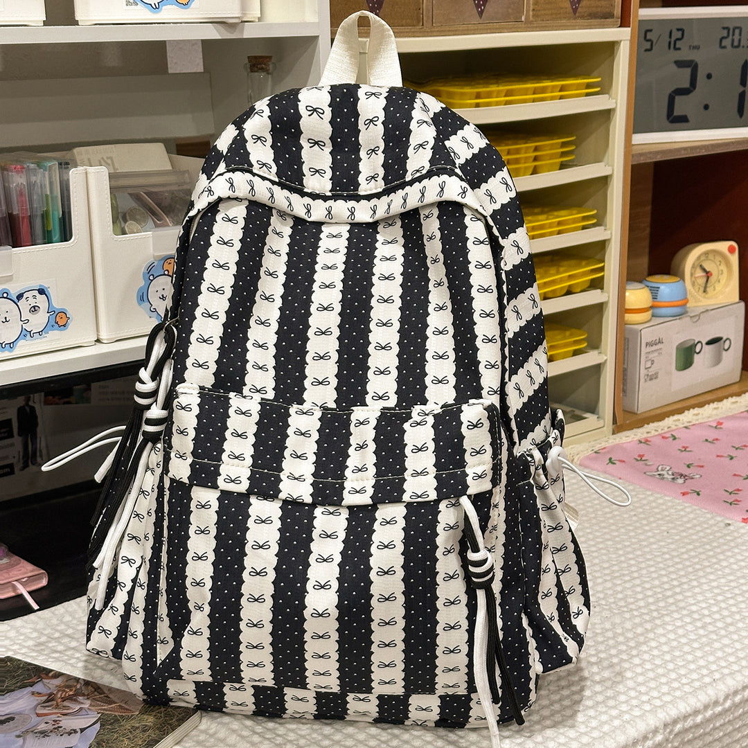 Playful Patterned School Backpack Kalsten