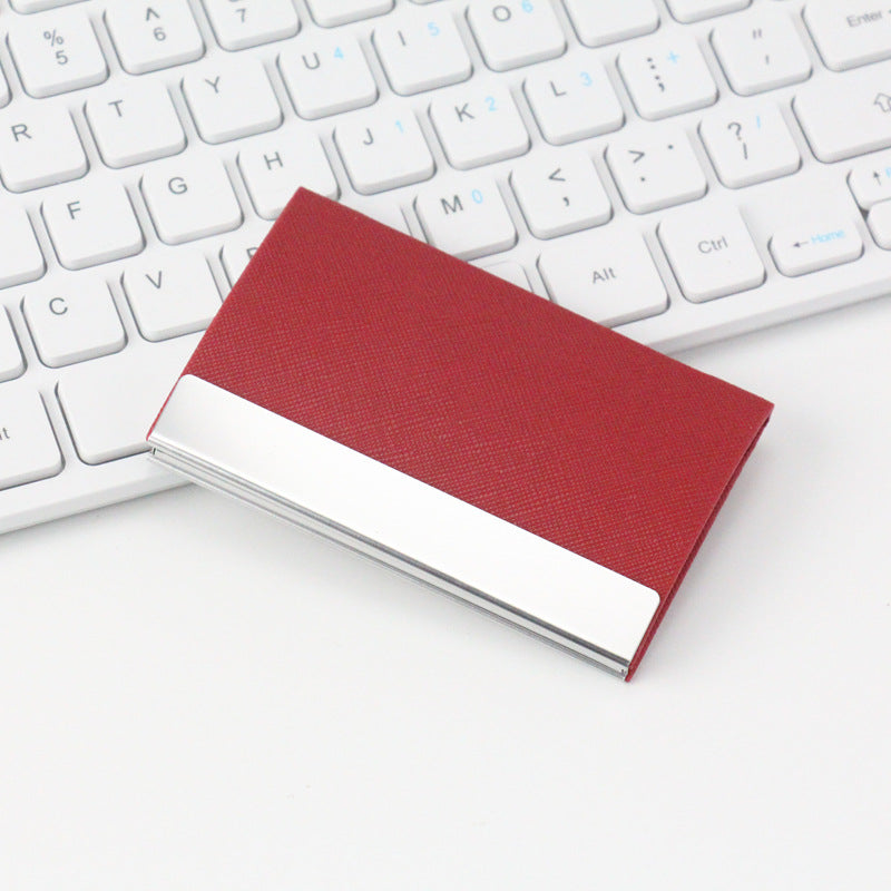 Elegant Textured Business Card Holder