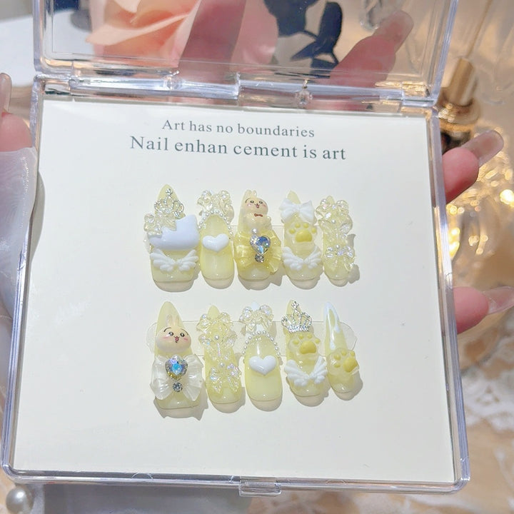 Creative Thematic Press-On Nail Art Set