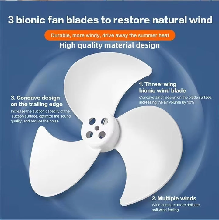 Women's Portable Fan with LED Lamp and USB Connection Kalsten