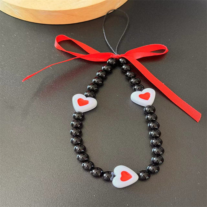 Heart-Themed Beaded Accessory Kalsten