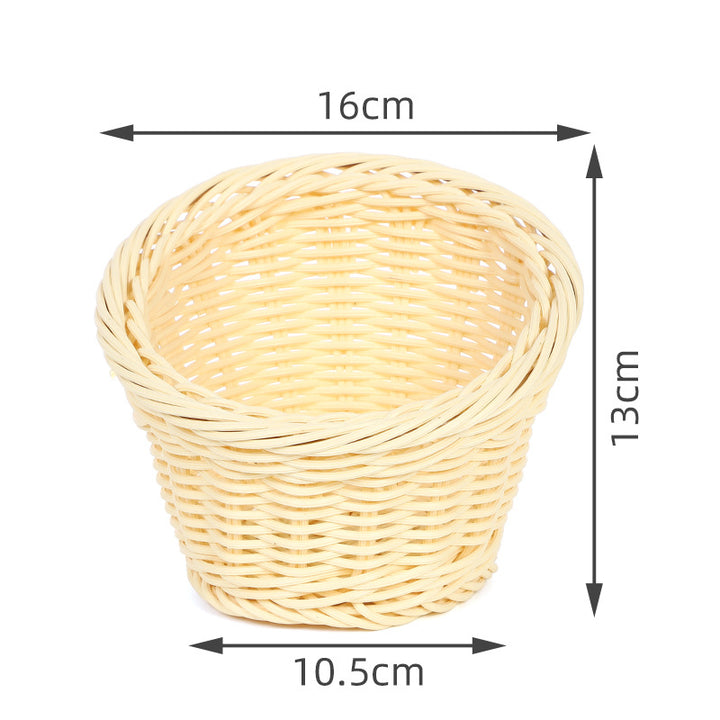 Decorative Woven Round Basket Kalsten