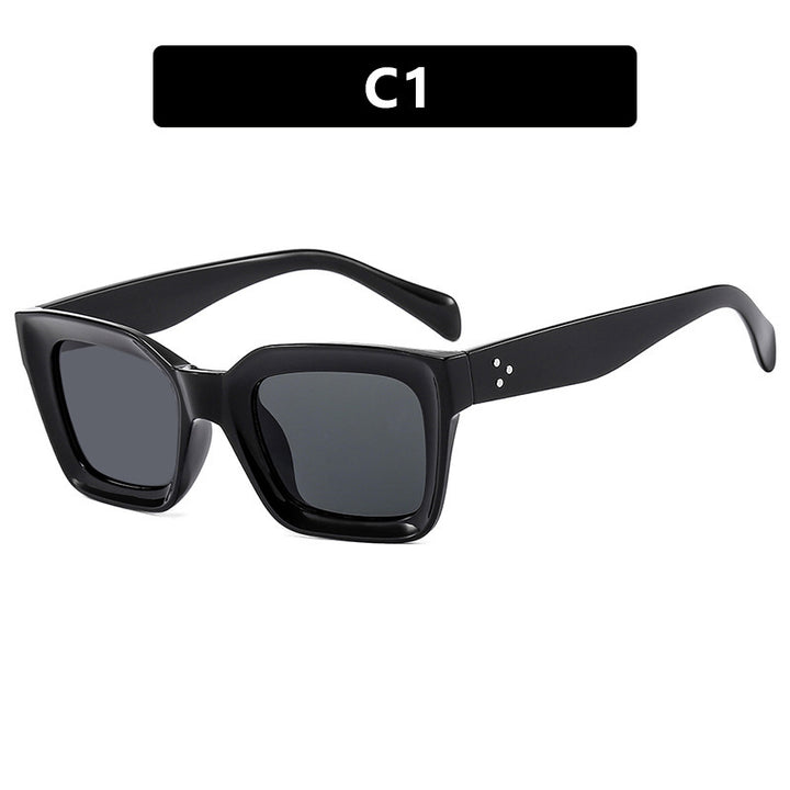 Women's fashionable square sunglasses with narrow frame Kalsten