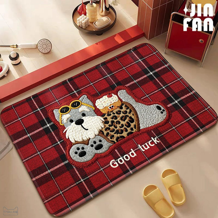 Cute Animal-Themed Indoor Doormat Kalsten