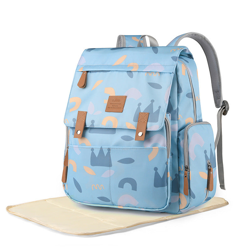 Versatile Floral Print Backpack Kalsten