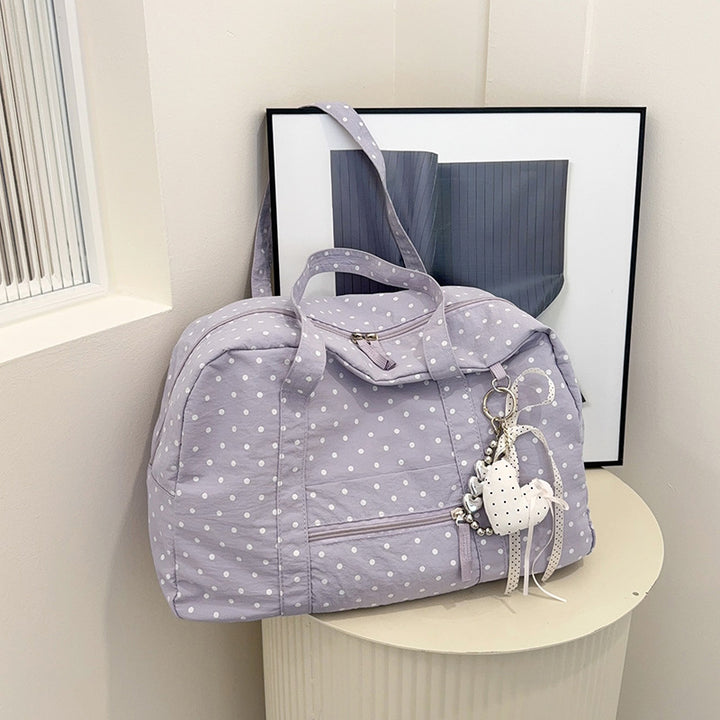 Stylish Polka Dot Travel Duffle Bag Kalsten