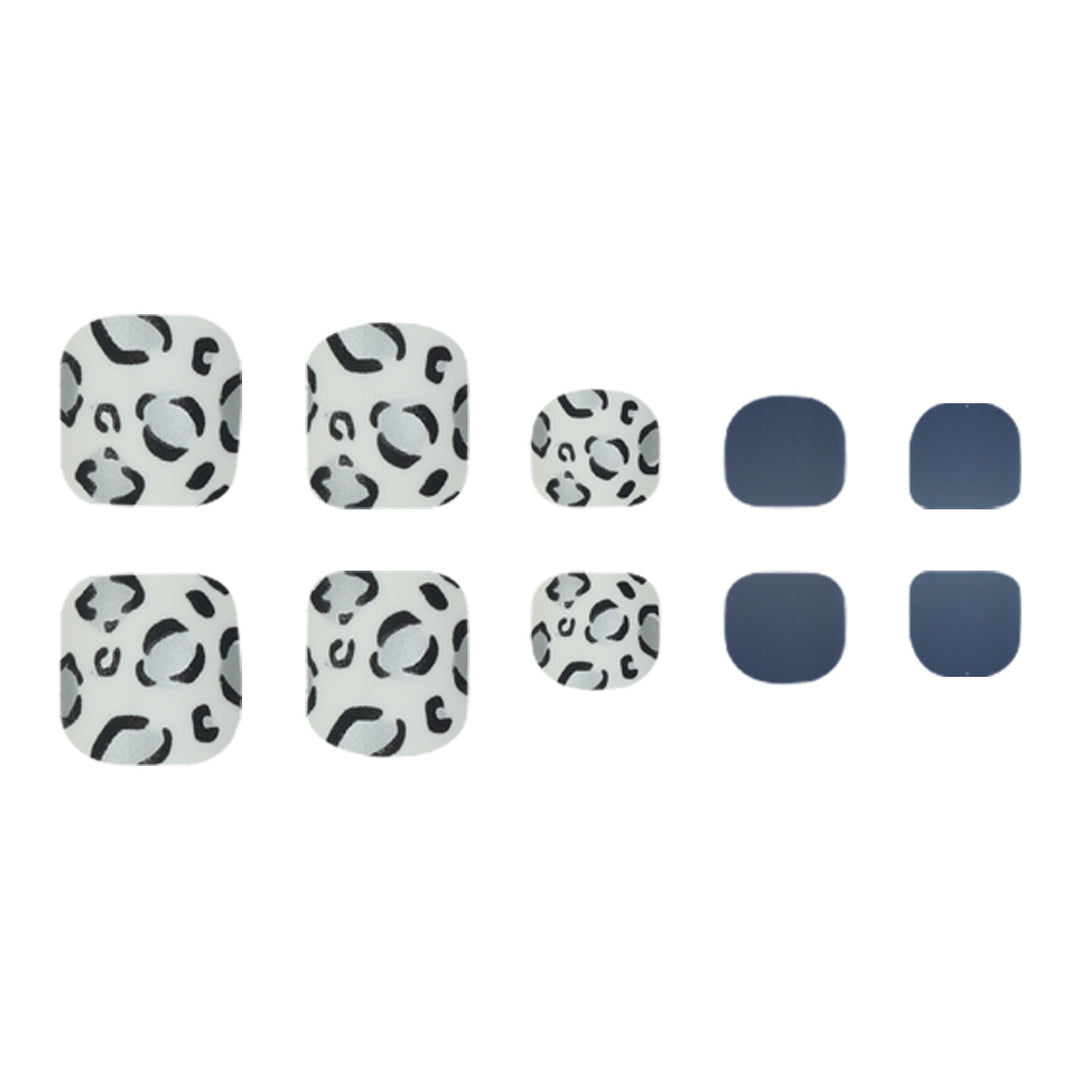 Stylish Leopard Print Press-On Toe Nails Kalsten