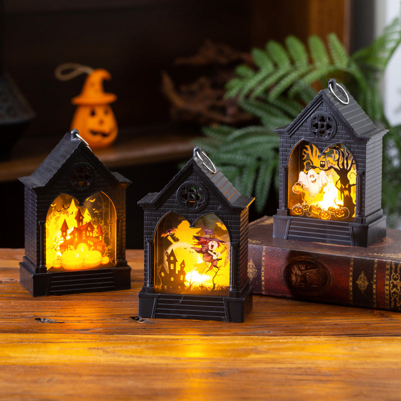Creepy Lantern with LED Effects
