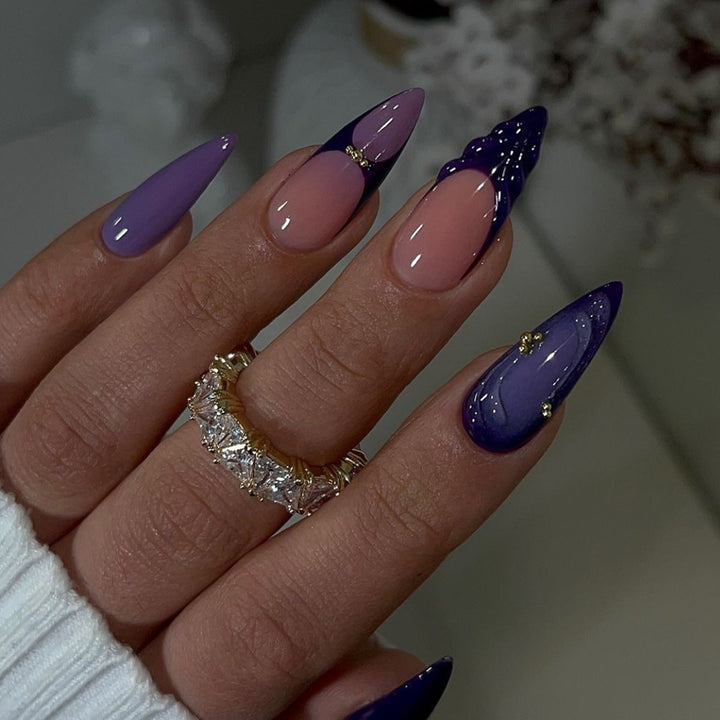 Stylish Stiletto Press-On Nail Set Kalsten
