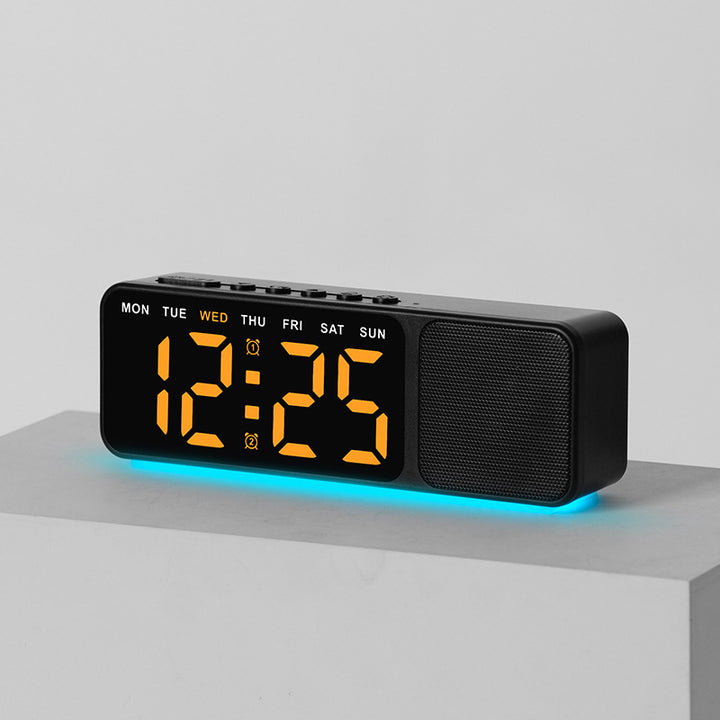 Digital LED alarm clock with multicolor lighting Kalsten