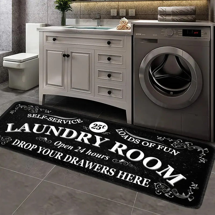 Vintage Laundry Room Mat