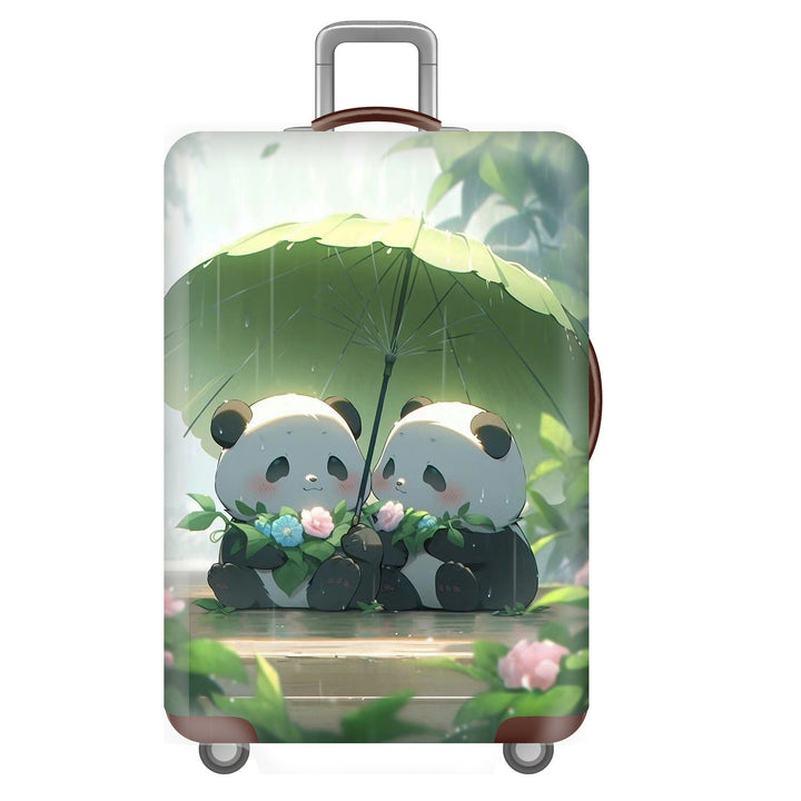 Unisex Hard-shell Travel Suitcase with Playful Panda Design Kalsten