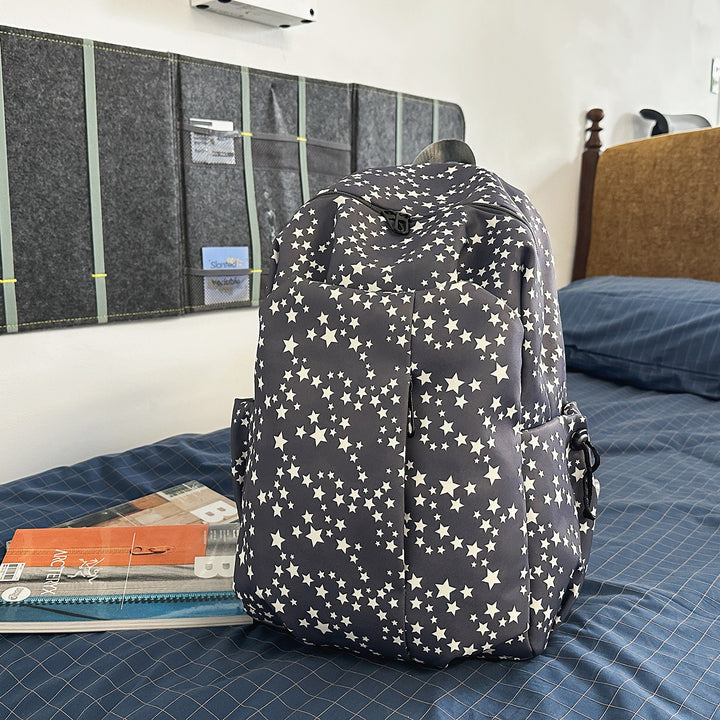 Casual Star-Patterned Backpack Kalsten 1791206130