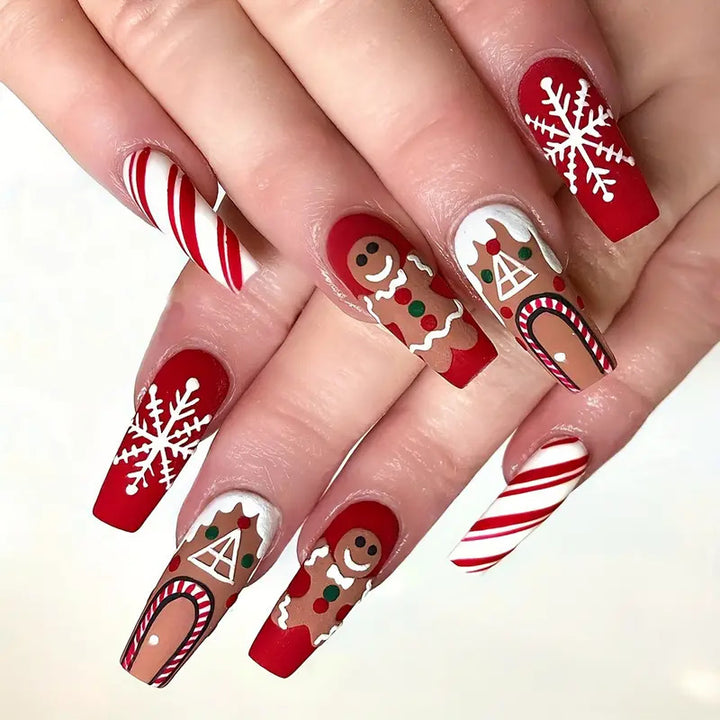 Festive Holiday Nail Art Kit Kalsten
