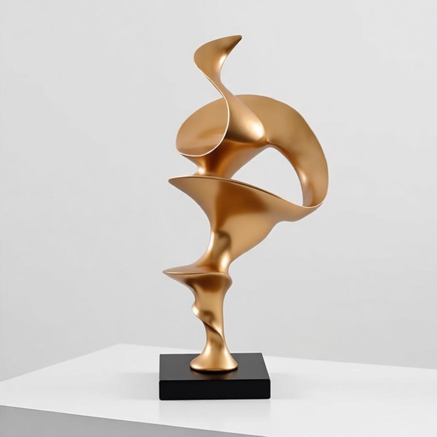 Abstract Decorative Flowing Sculpture