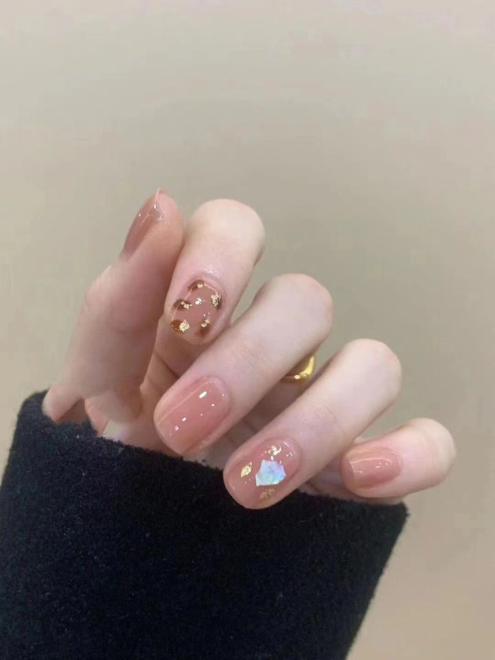 Elegant Shimmer Press-On Nail Set