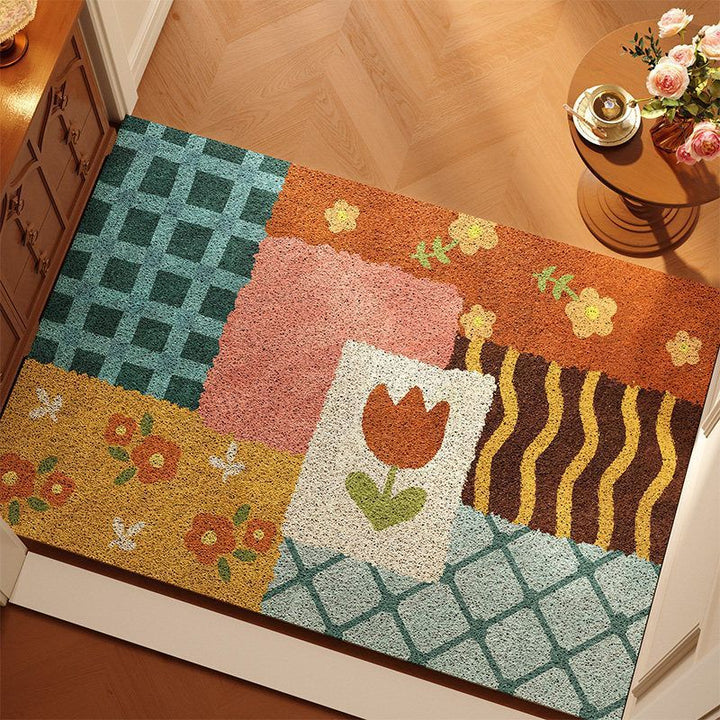 Decorative Floral Entry Mat