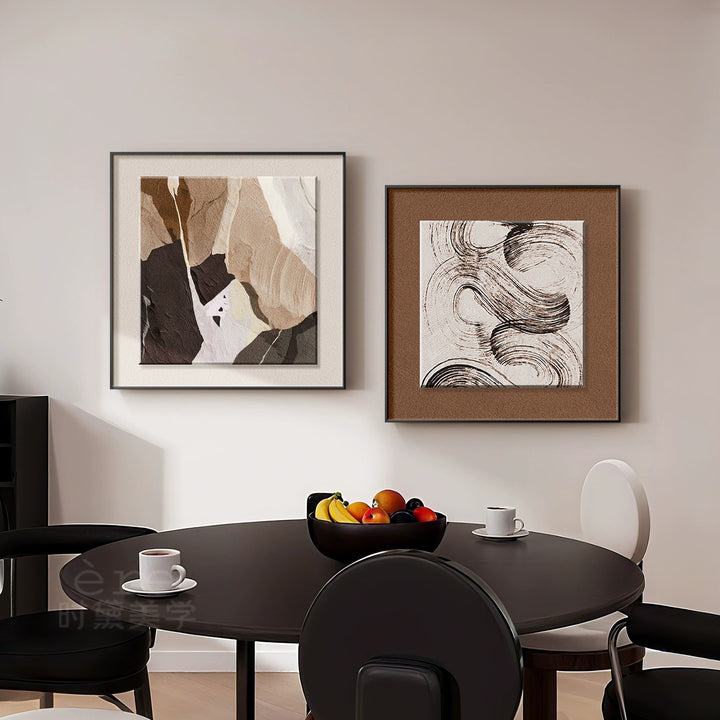 Abstract Textile Wall Art
