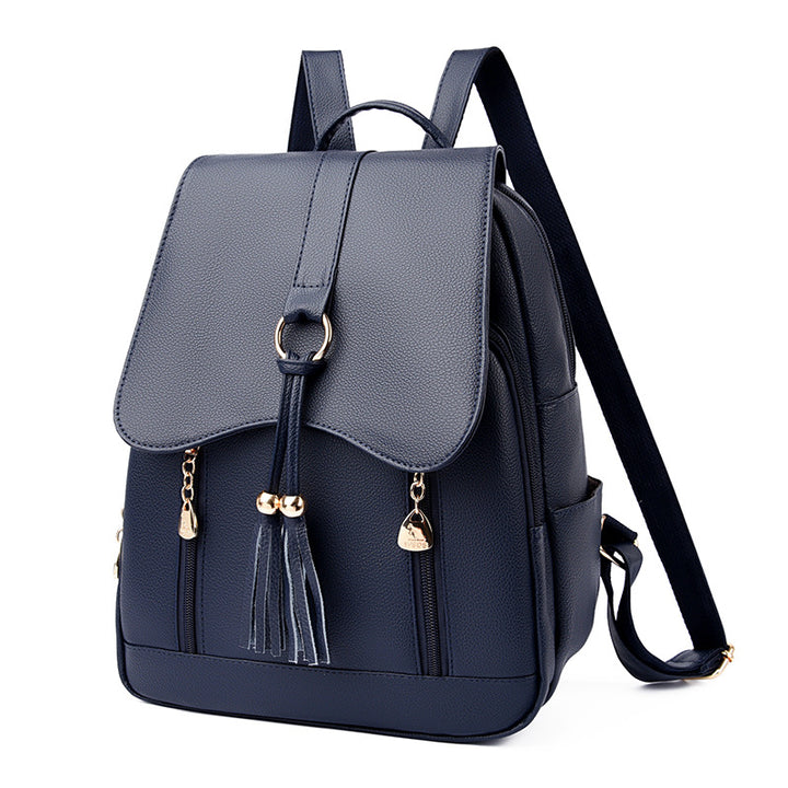 Elegant Faux Leather Backpack