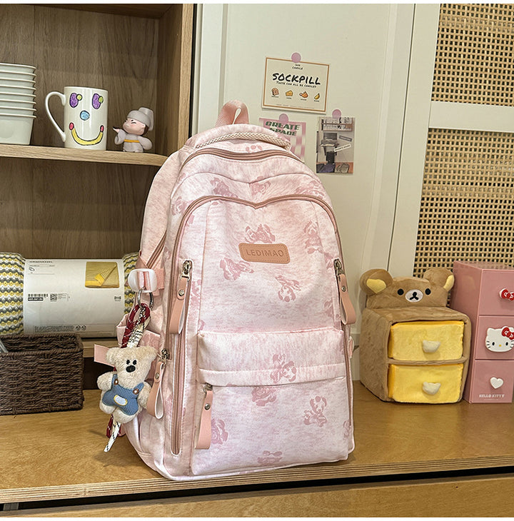 Casual Multi-Compartment School Backpack Kalsten