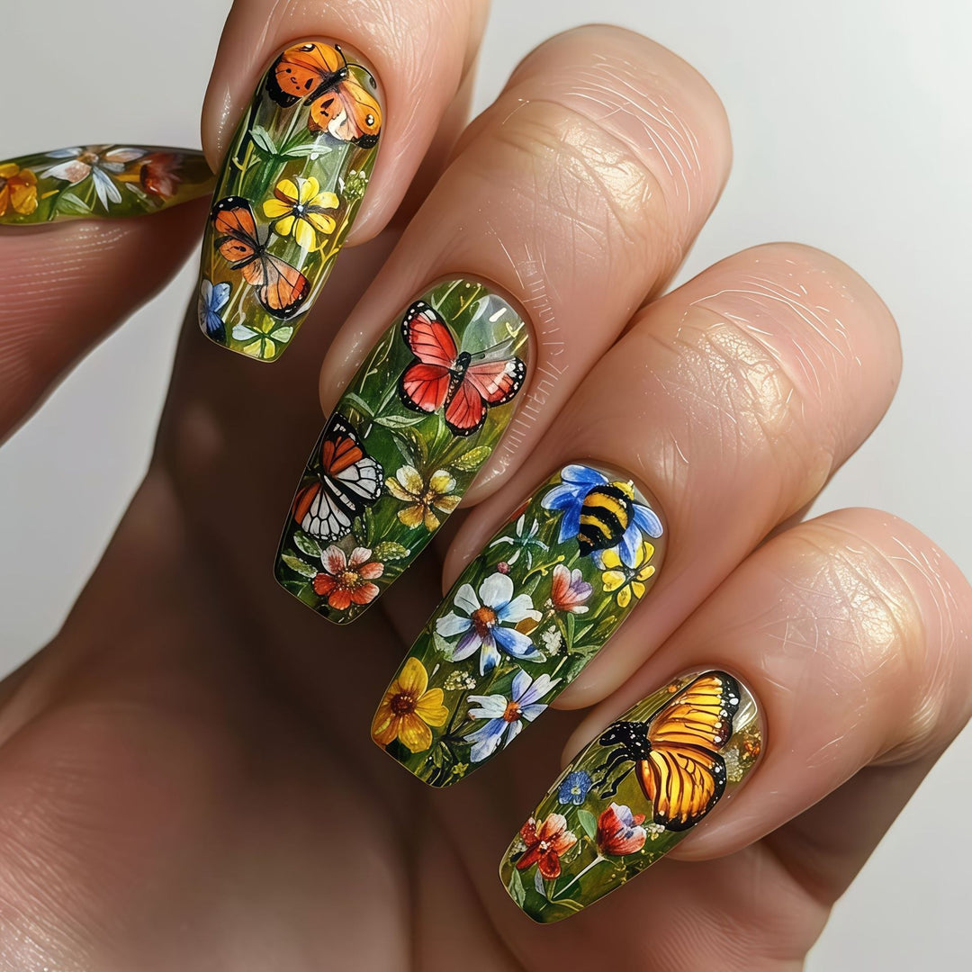 Elegant Artificial Nail Decoration Kalsten