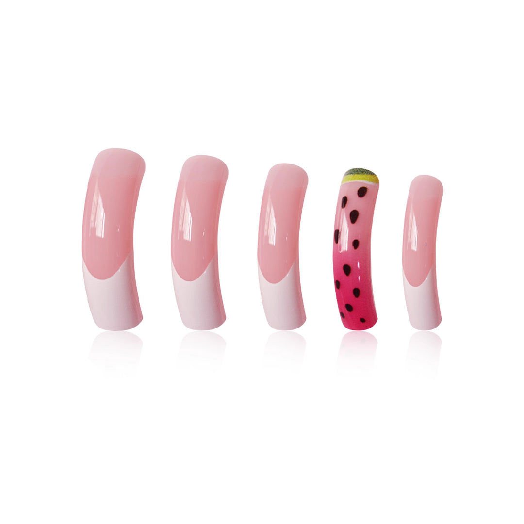 Glamorous 3D Long Stiletto Press-On Nails Kalsten