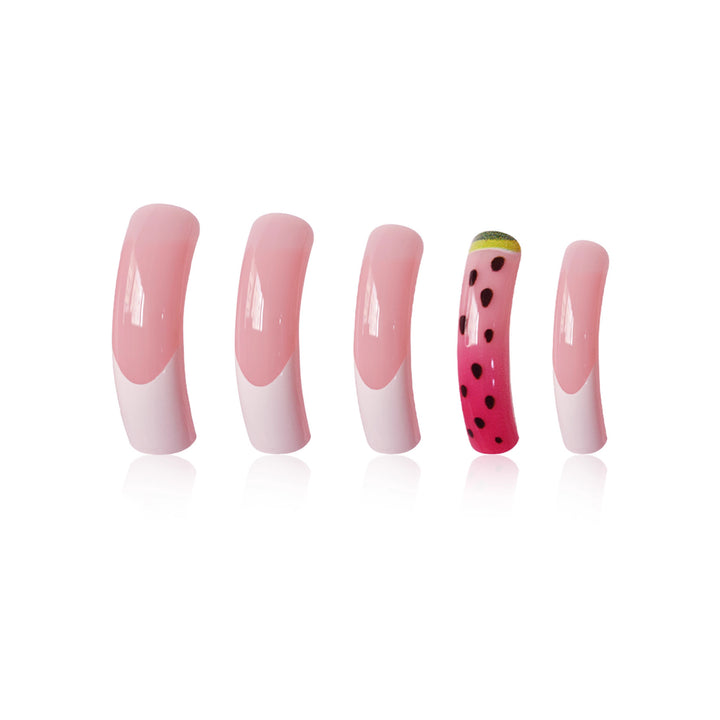 Glamorous 3D Long Stiletto Press-On Nails Kalsten