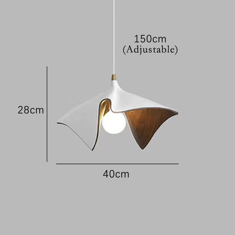 Artistic Leaf-Shaped Pendant Light