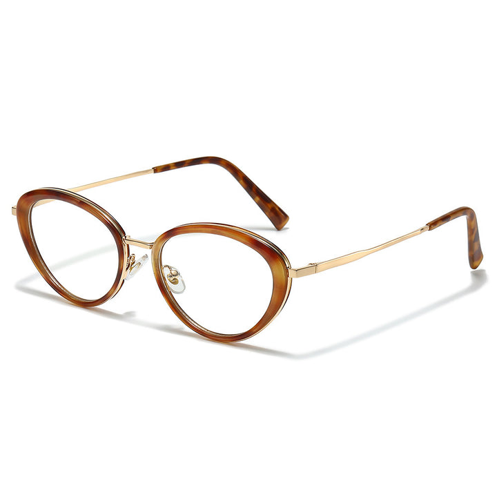 Retro-Inspired Cat-Eye Sunglasses with Tortoise Shell Accents Kalsten