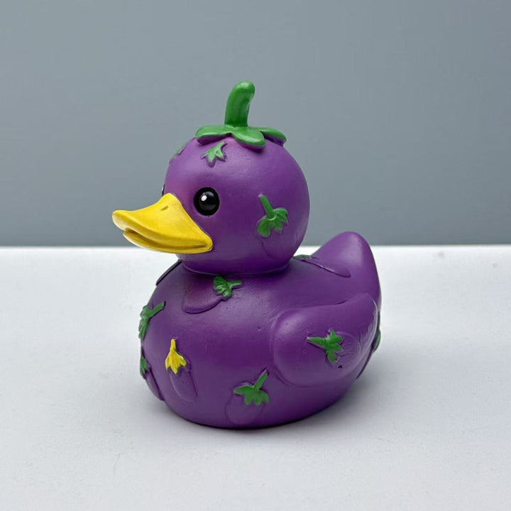 Funny rubber duck with vegetable motif Kalsten