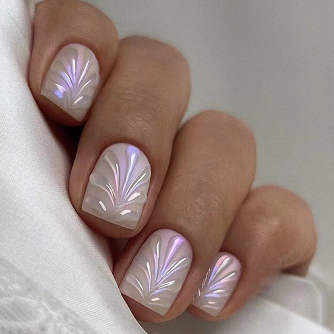 Elegant Textured Nail Design Kalsten